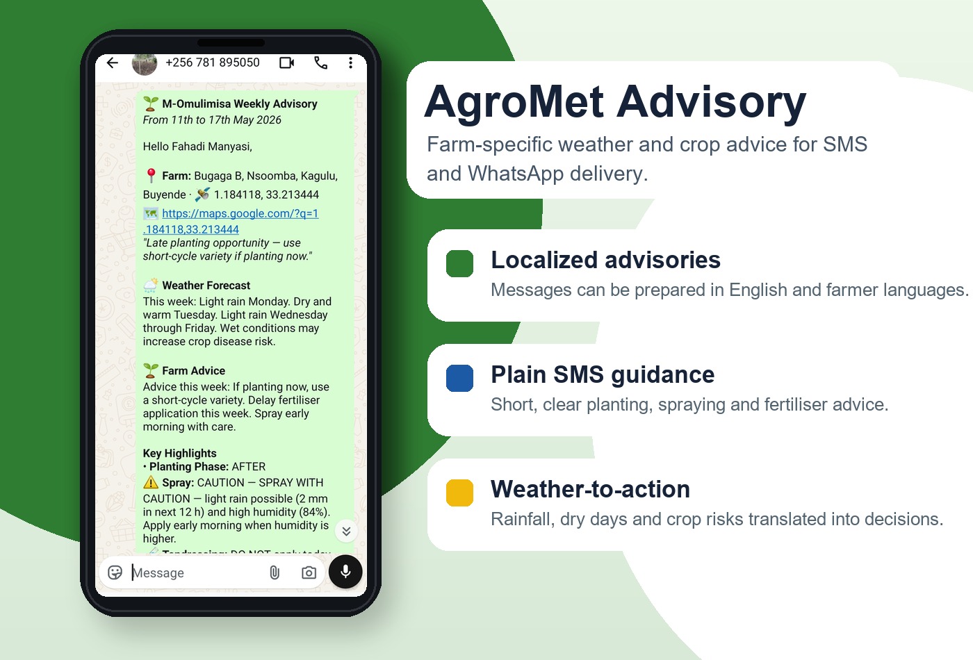 AgroMet advisroy and market intelligence