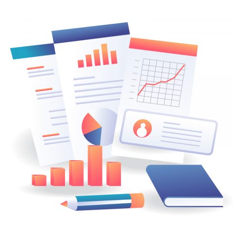 Investment business data analysis sheet
